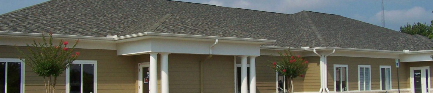 business with new finished shingle roof